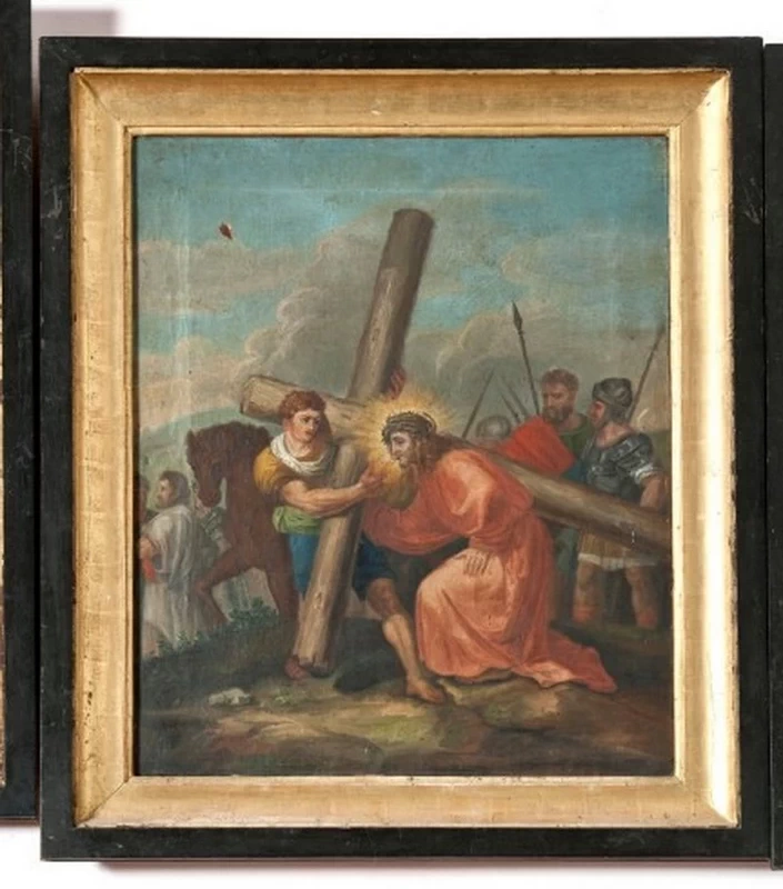 Via crucis - Gesù aiutato dal cireneo